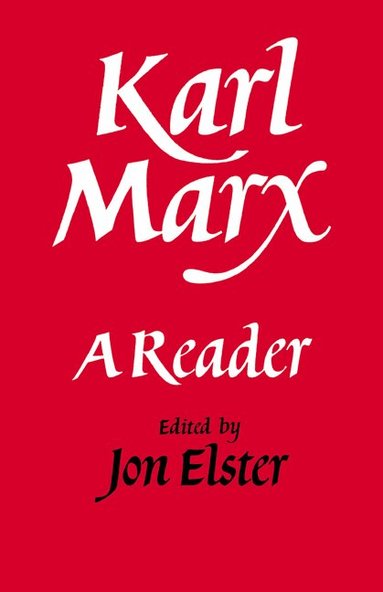 Karl Marx, Jon Elster - Karl Marx, Häftad