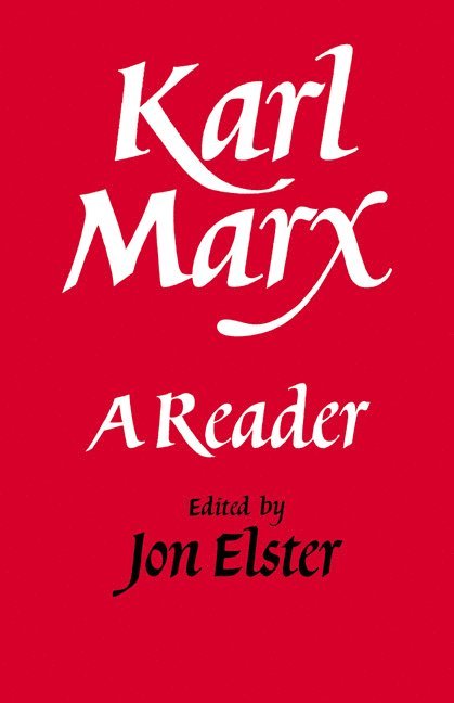 Karl Marx, Jon Elster - Karl Marx, Häftad