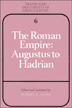 bokomslag The Roman Empire: Augustus to Hadrian