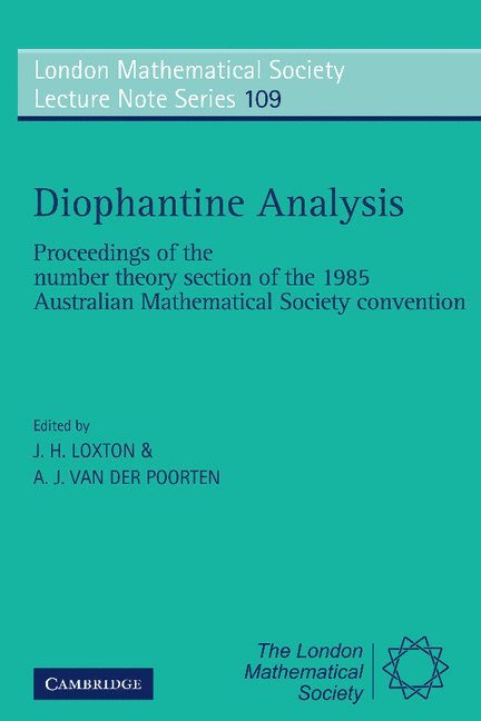 Diophantine Analysis 1