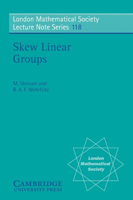 Skew Linear Groups 1