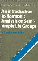 V. S. Varadarajan - An Introduction to Harmonic Analysis on Semisimple Lie Groups, Inbunden