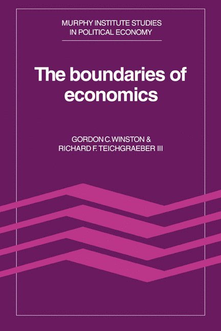 The Boundaries of Economics 1