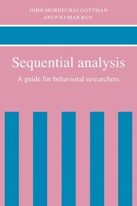 bokomslag Sequential Analysis: A Guide for Behavorial Researchers