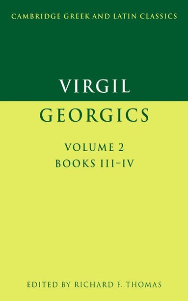 bokomslag Virgil: Georgics: Volume 2, Books III-IV