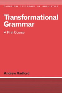 bokomslag Transformational Grammar