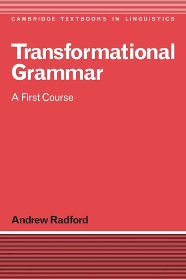 Andrew Radford - Transformational Grammar, Häftad