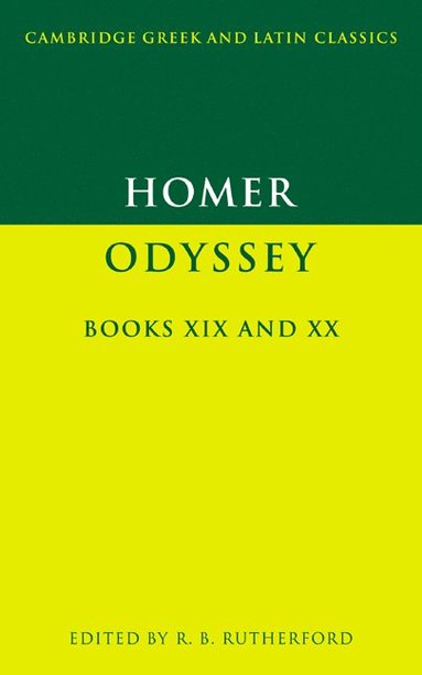 bokomslag Homer: Odyssey Books XIX and XX