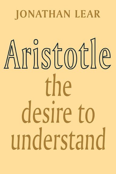 Jonathan Lear - Aristotle, Häftad