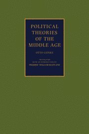 bokomslag Political Theories of the Middle Age