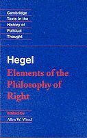 bokomslag Hegel: Elements of the Philosophy of Right