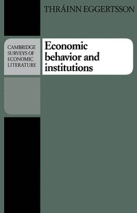 bokomslag Economic Behavior and Institutions
