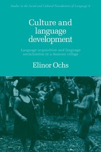 bokomslag Culture and Language Development