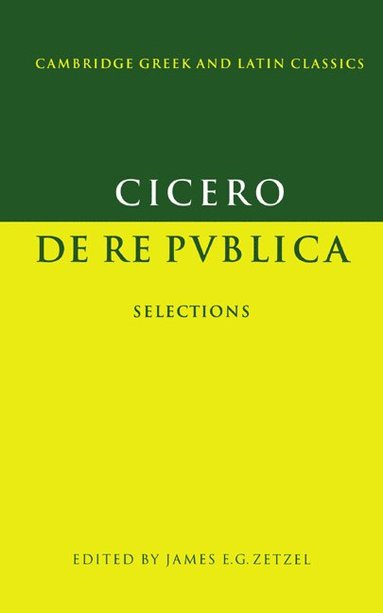 bokomslag Cicero: De re publica