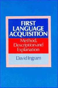 bokomslag First Language Acquisition