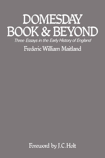 Domesday Book and Beyond 1