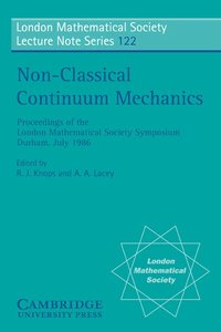 bokomslag Non-Classical Continuum Mechanics