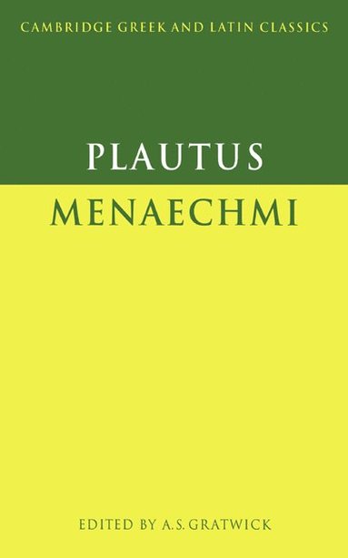 bokomslag Plautus: Menaechmi