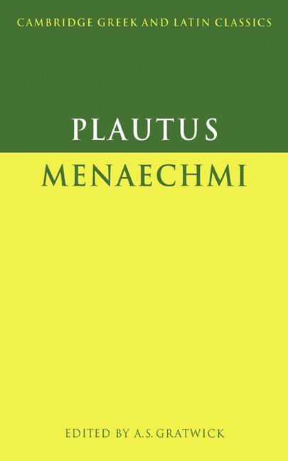 Plautus: Menaechmi 1