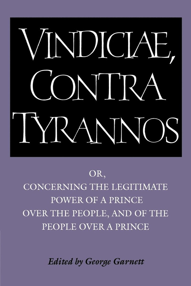 Stephanius Jurius Brutus, Hubert Languet, Brutus Stephanius Jurius, George Garnett, Oxford) Garnett, George (St Hugh's College - Brutus: Vindiciae, contra tyrannos, Häftad