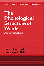 The Phonological Structure of Words 1