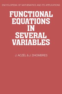 bokomslag Functional Equations in Several Variables