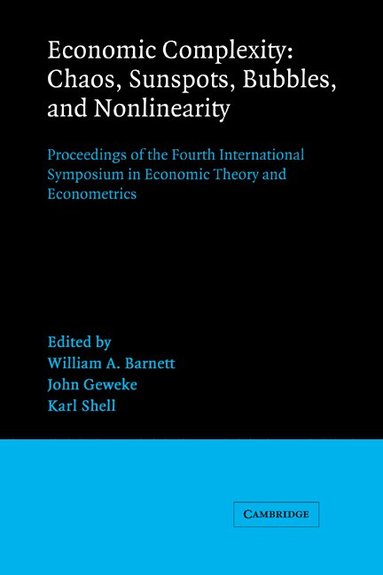 bokomslag Economic Complexity: Chaos, Sunspots, Bubbles, and Nonlinearity: Proceedings of the Fourth International Symposium in Economic Theory and Econometrics