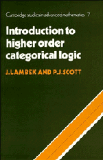 bokomslag Introduction to Higher-Order Categorical Logic