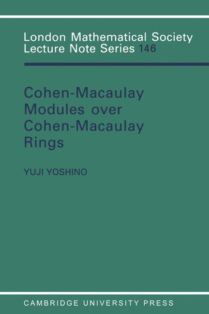 Maximal Cohen-Macaulay Modules over Cohen-Macaulay Rings 1