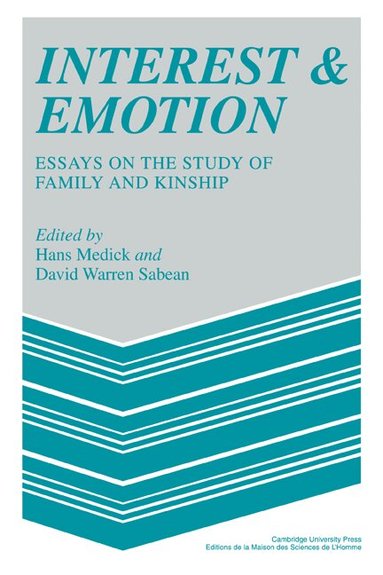 Hans Medick, David Warren Sabean, Hans Medick, David W. Sabean - Interest and Emotion, Häftad