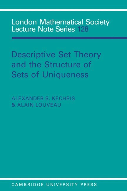 Descriptive Set Theory and the Structure of Sets of Uniqueness 1