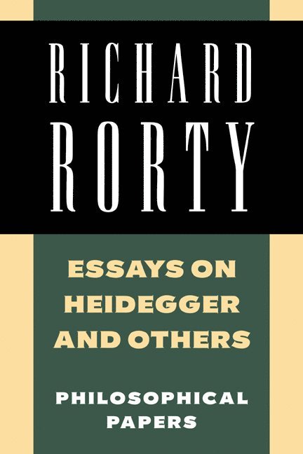 Essays on Heidegger and Others 1