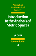 bokomslag Introduction to the Analysis of Metric Spaces