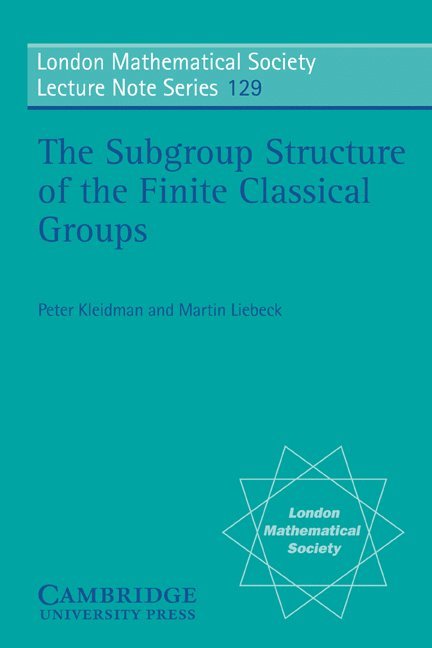 The Subgroup Structure of the Finite Classical Groups 1