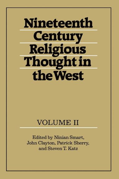 bokomslag Nineteenth-Century Religious Thought in the West