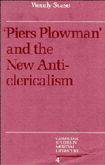Wendy Scase - Piers Plowman and the New Anticlericalism, Inbunden