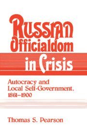 bokomslag Russian Officialdom in Crisis