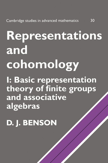 D. J. Benson, D. J. (University of Georgia) Benson, D. Benson, Benson D. J. - Representations and Cohomology: Volume 1, Basic Representation Theory of Finite Groups and Associative Algebras, Inbunden
