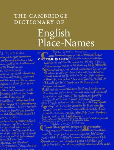 bokomslag The Cambridge Dictionary of English Place-Names