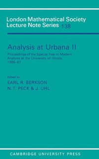 bokomslag Analysis at Urbana: Volume 2, Analysis in Abstract Spaces