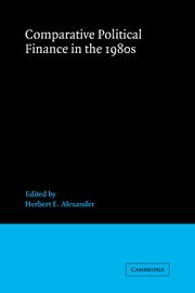 Comparative Political Finance in the 1980s 1