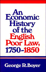 bokomslag An Economic History of the English Poor Law, 1750-1850