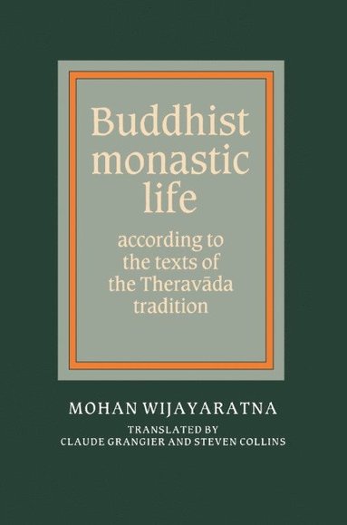 bokomslag Buddhist Monastic Life