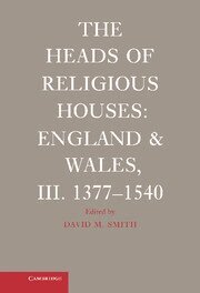 David M. Smith - The Heads of Religious Houses, Häftad