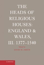 Heads of Religious Houses