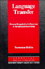 Terence Odlin - Language Transfer, Inbunden