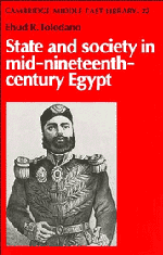 Ehud R. Toledano - State and Society in Mid-Nineteenth-Century Egypt, Inbunden