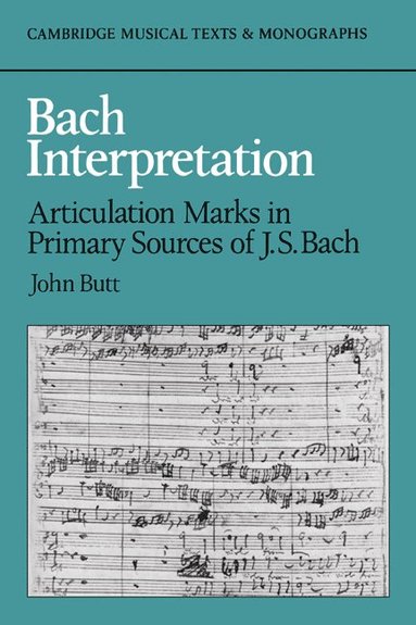 bokomslag Bach Interpretation