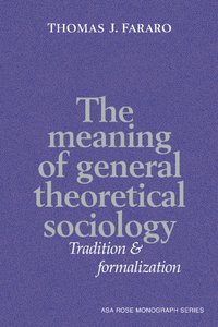 bokomslag The Meaning of General Theoretical Sociology