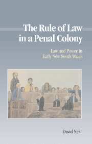 The Rule of Law in a Penal Colony 1